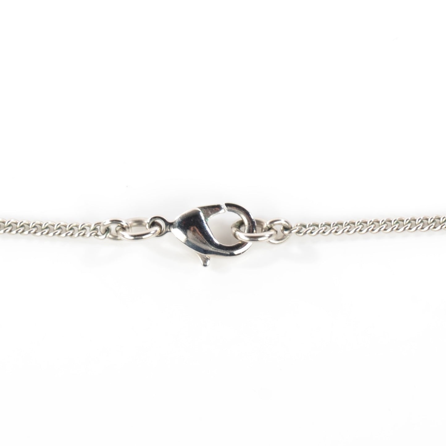 Crystal Timeless CC Necklace Silver