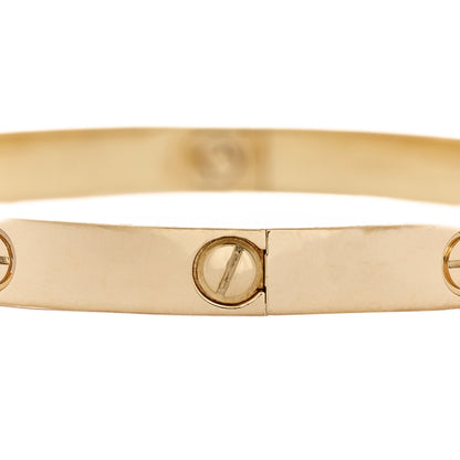 Cartier 18K Yellow Gold LOVE Bracelet 19 4 of 7