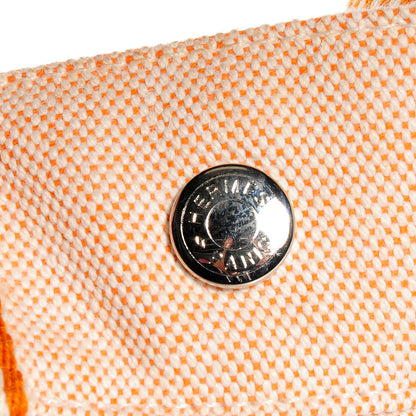 Hermes Cotton Canvas Fourre Tout PM Tote Orange 12 of 15