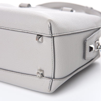 MCM Grained Calfskin Small Ella Boston Dove 9 of 11