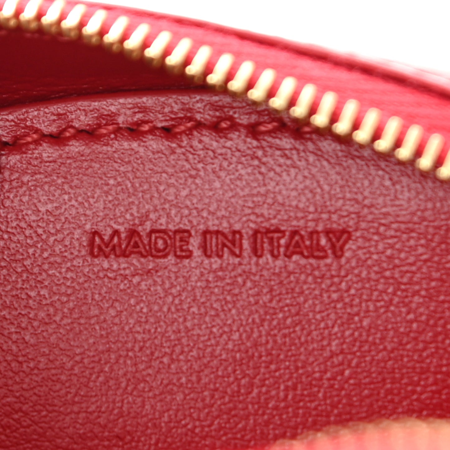 Smooth Calfskin Cuir Triomphe Oval Purse Crossbody Red