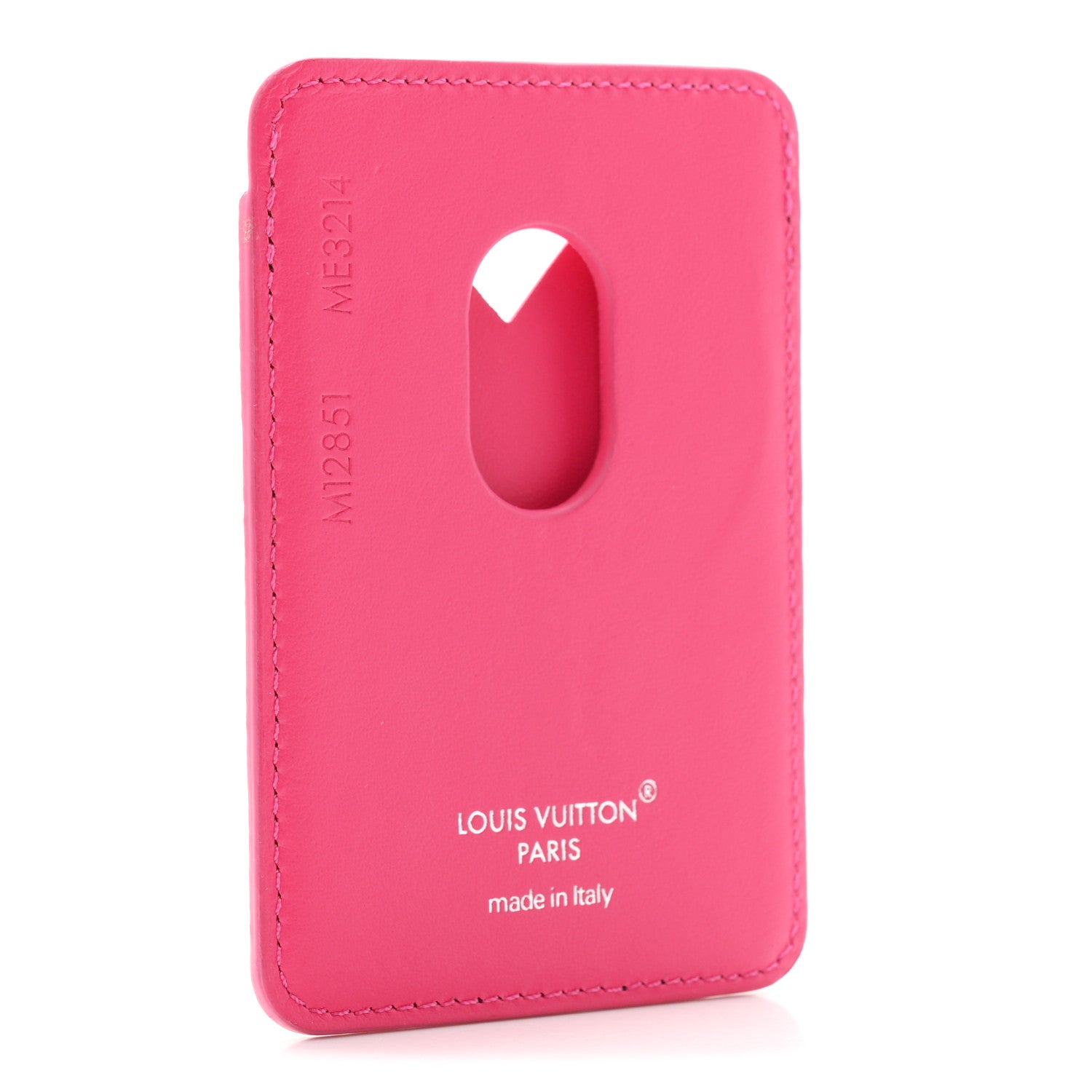 Louis Vuitton Monogram Macassar Magnetic Card Holder Pondichery Pink 3 of 8