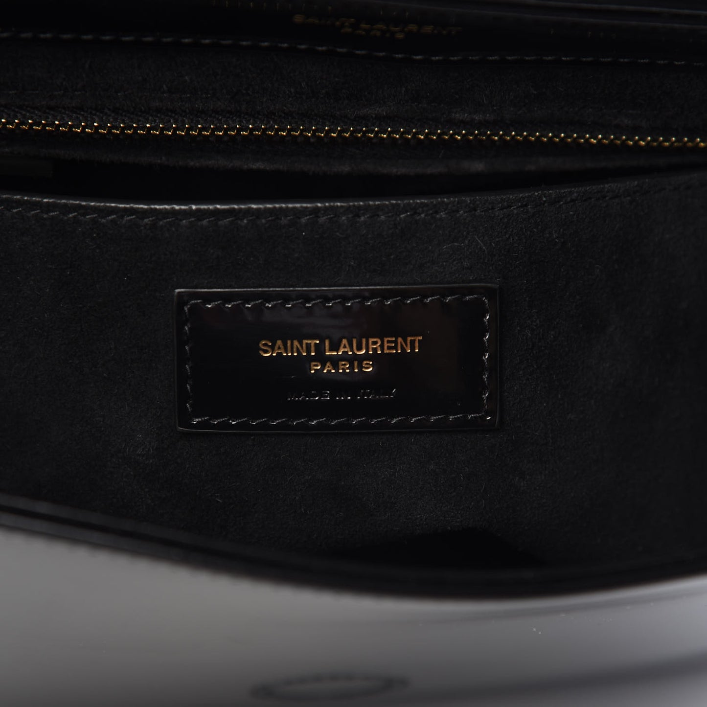 Patent Le 90 Shoulder Bag Black