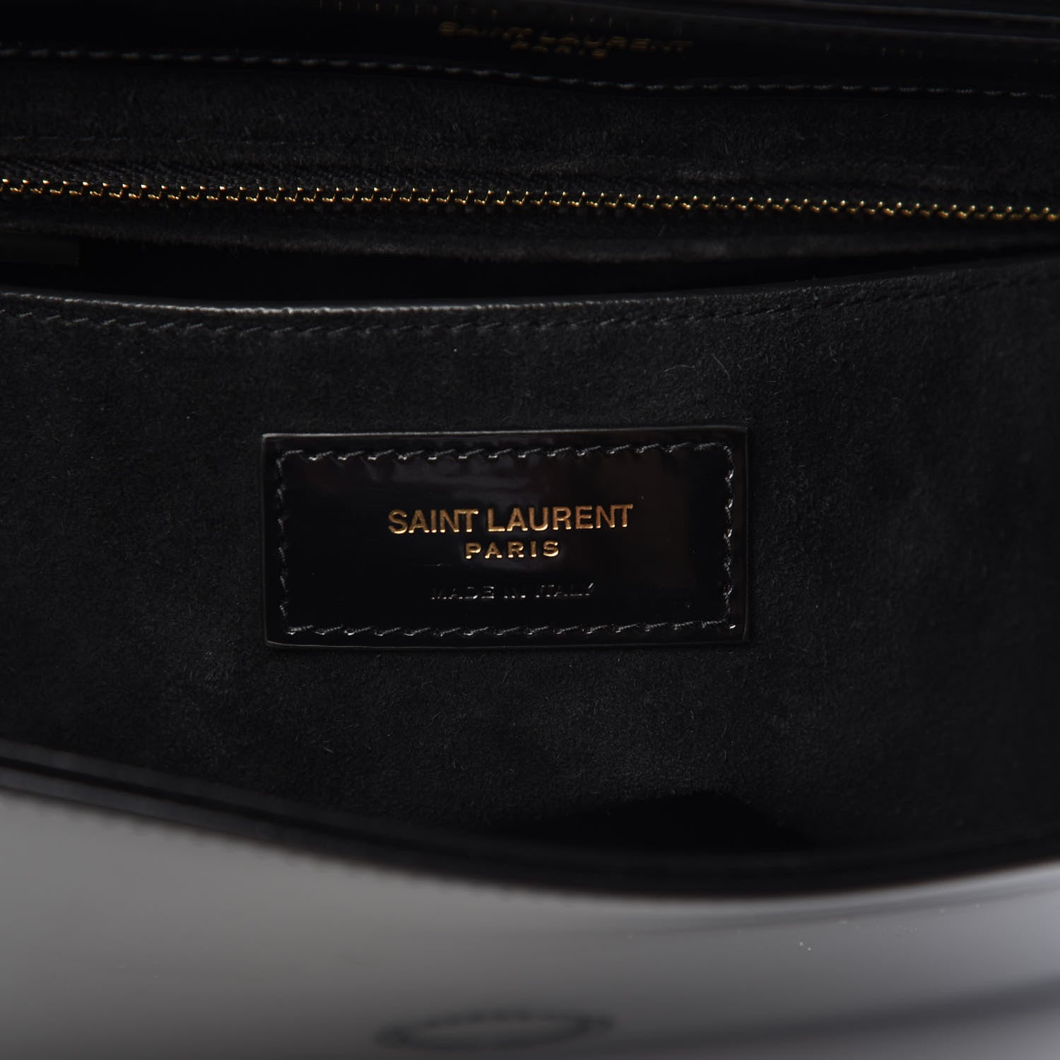 Saint Laurent Patent Le 90 Shoulder Bag Black 6 of 9