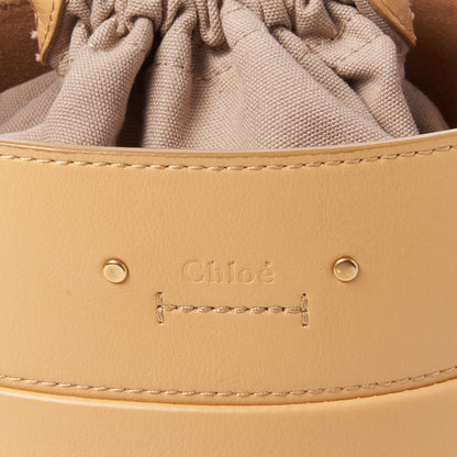 Chloe Smooth Calfskin Mini Roy Bucket Bag Bleached Brown 6 of 9