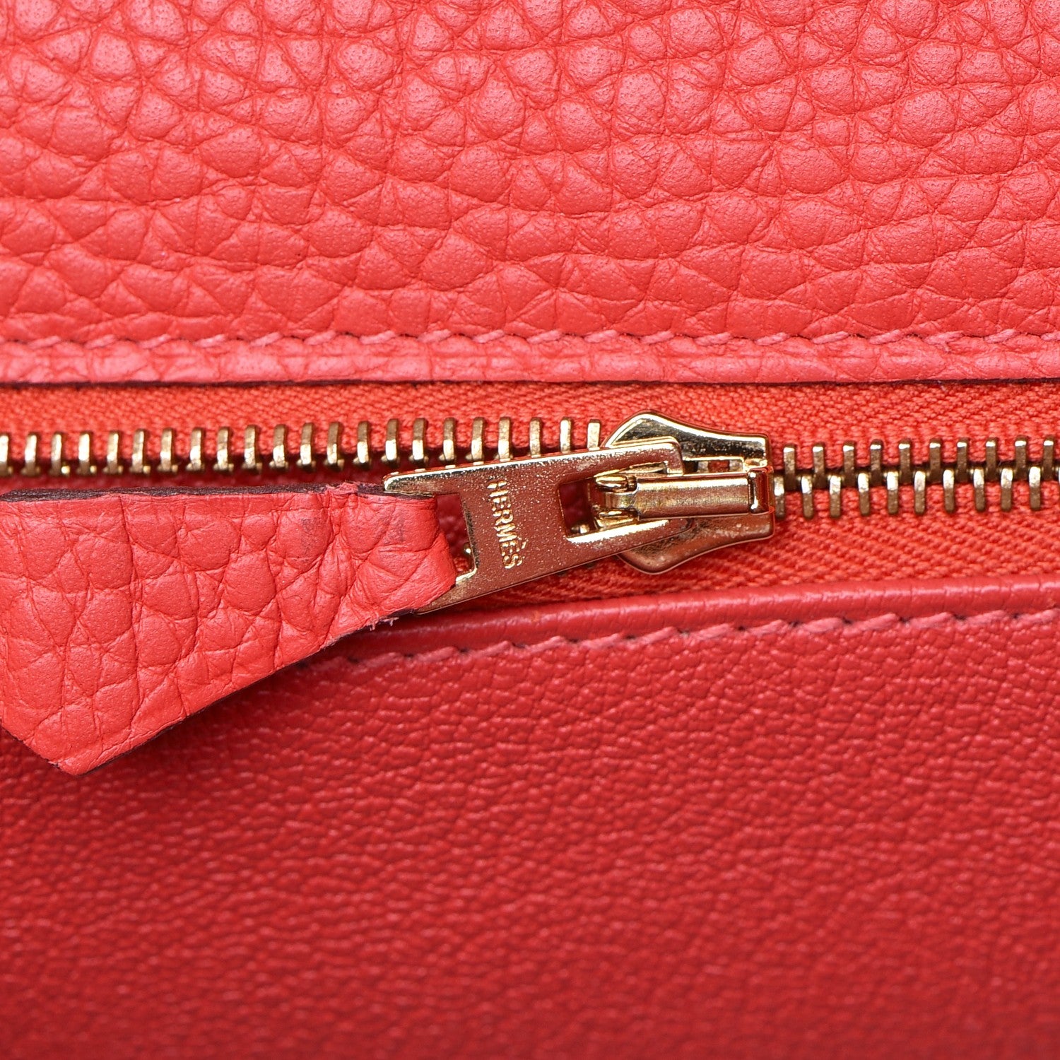 Hermes Taurillon Clemence Kelly Retourne 28 Rouge Pivoine 12 of 28