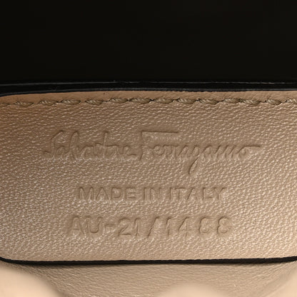 Salvatore Ferragamo Calfskin Cage Bag Beige 6 of 9