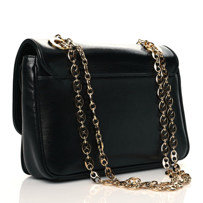 Gucci Azalea Calfskin Small Marina Chain Shoulder Bag Black 3 of 10