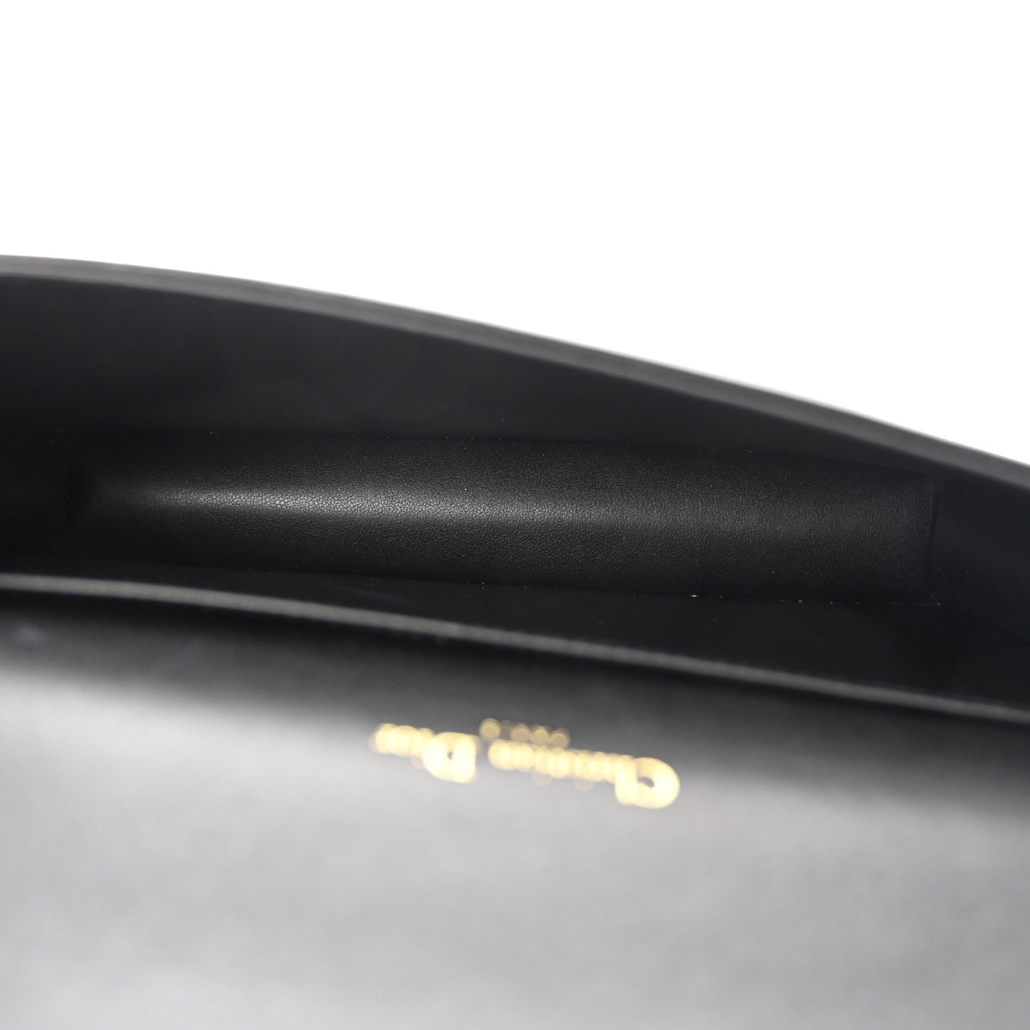 Lambskin Cannage Lady Dior Pouch Black