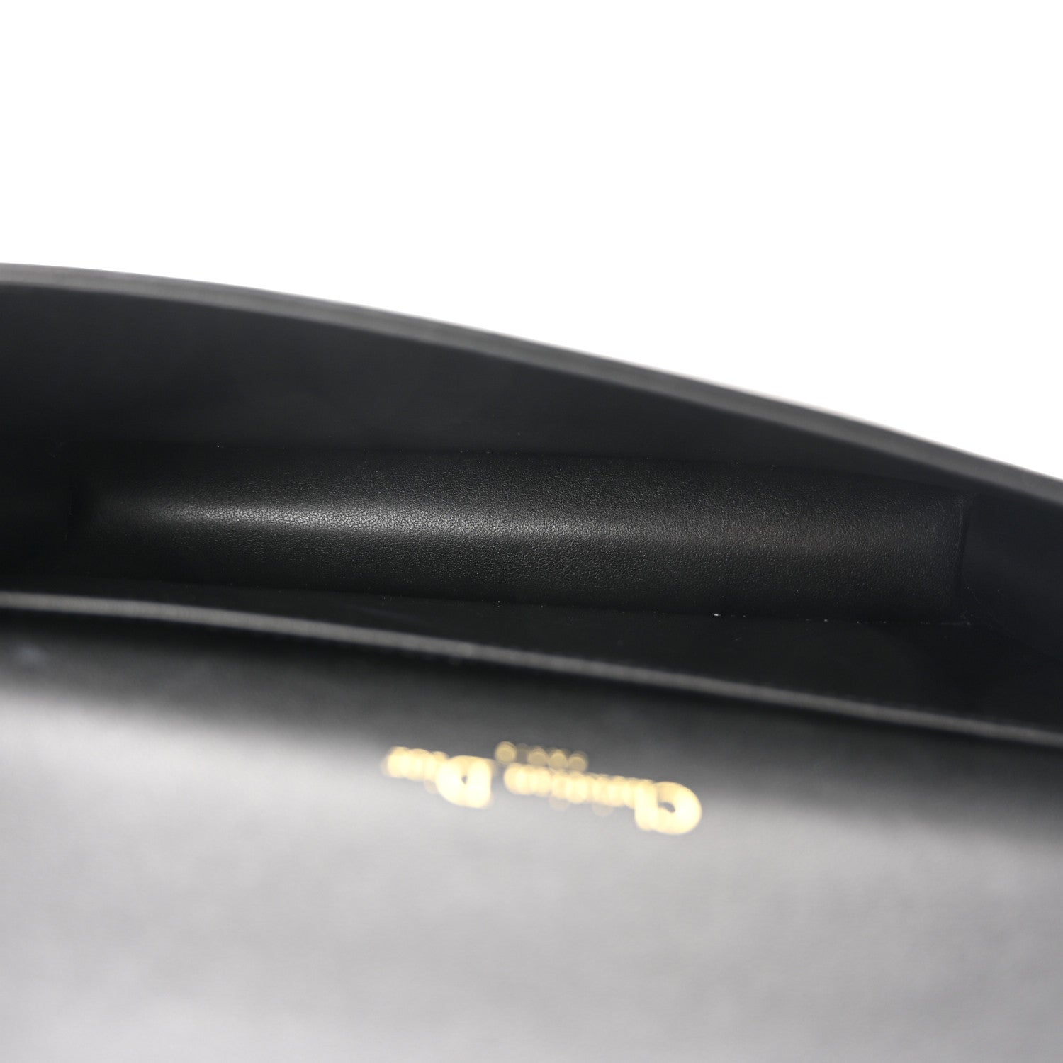 Christian Dior Lambskin Cannage Lady Dior Pouch Black 6 of 12