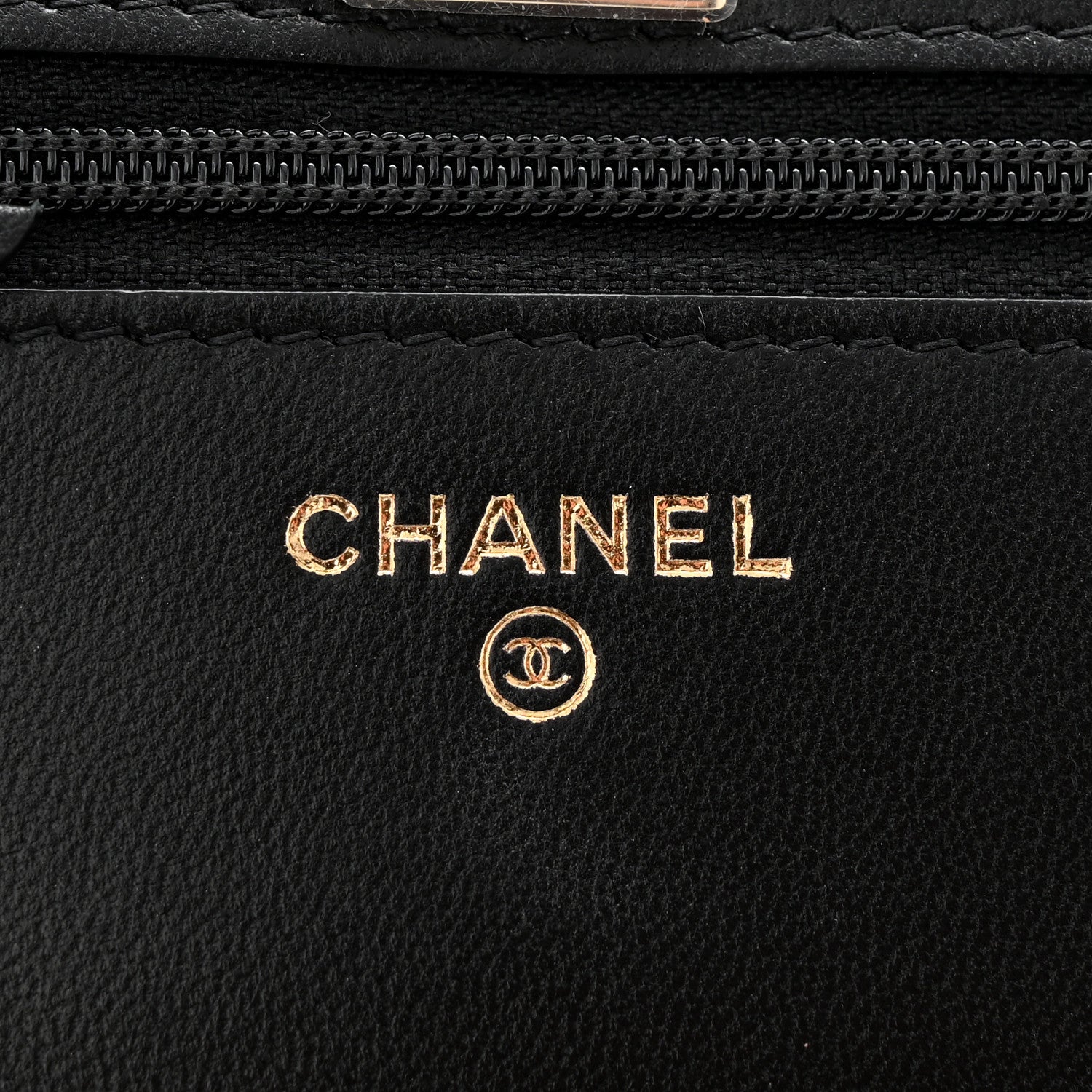 Chanel Lambskin Quilted Trendy CC Wallet On Chain WOC Black 11 of 23