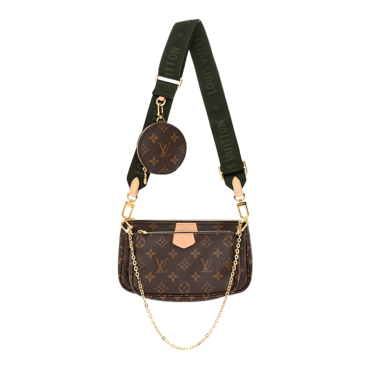 Monogram Multi Pochette Accessories Kaki