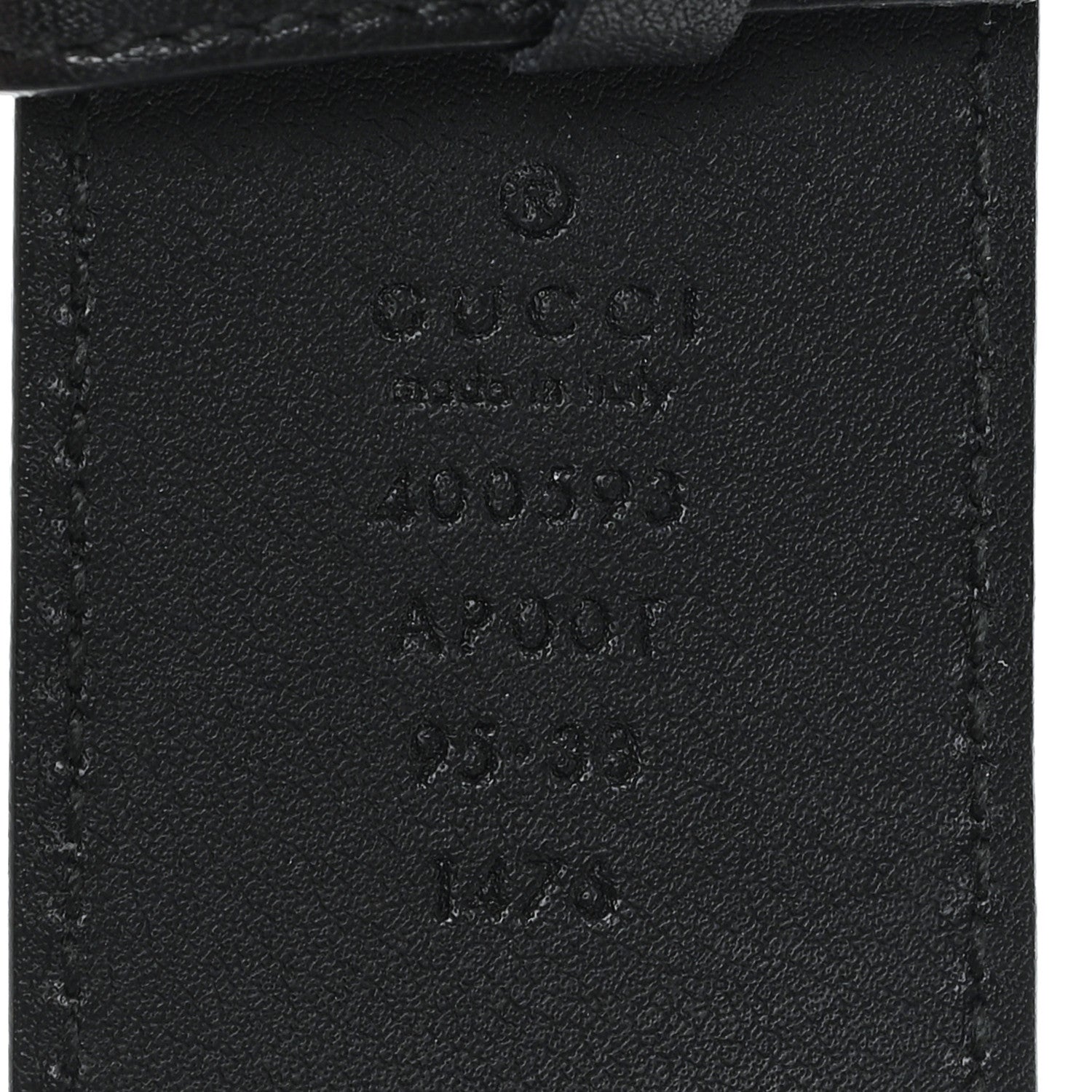 Gucci Calfskin Double G 40mm Belt 95 38 Black 3 of 4