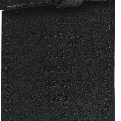 Gucci Calfskin Double G 40mm Belt 95 38 Black 3 of 4