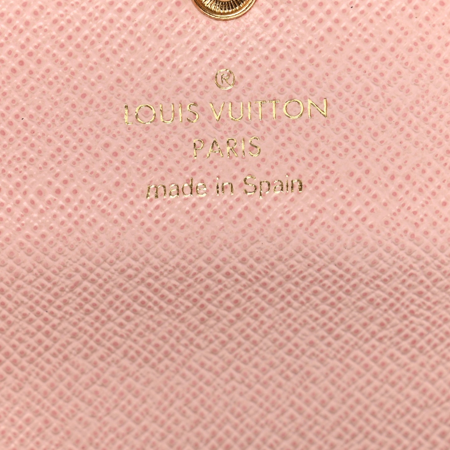 Monogram Emilie Wallet Rose Ballerine