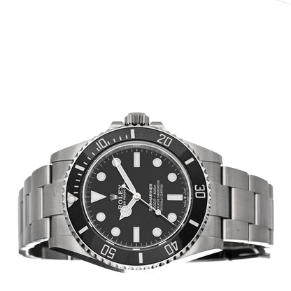 Rolex Stainless Steel 41mm Oyster Perpetual Submariner Watch Black 124060 2 of 5
