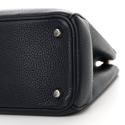 Christian Dior Bullcalf Medium Diorissimo Tote Navy 13 of 16