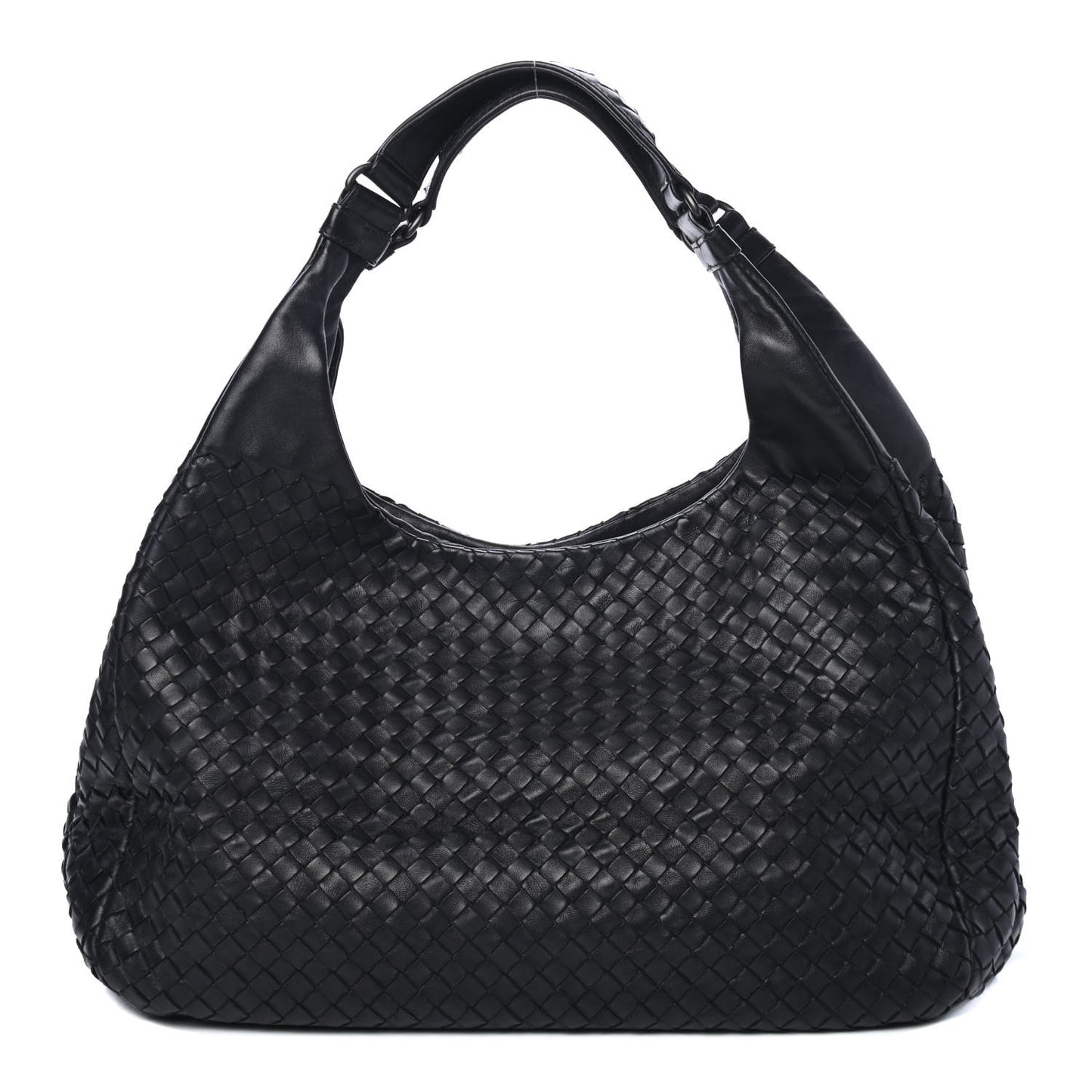 Nappa Intrecciato Large Campana Black