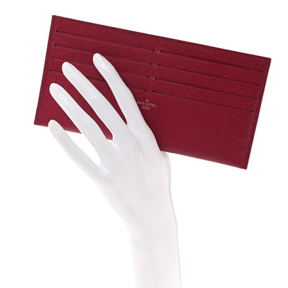 Louis Vuitton Calfskin Felicie Card Holder Insert Fuchsia 2 of 6