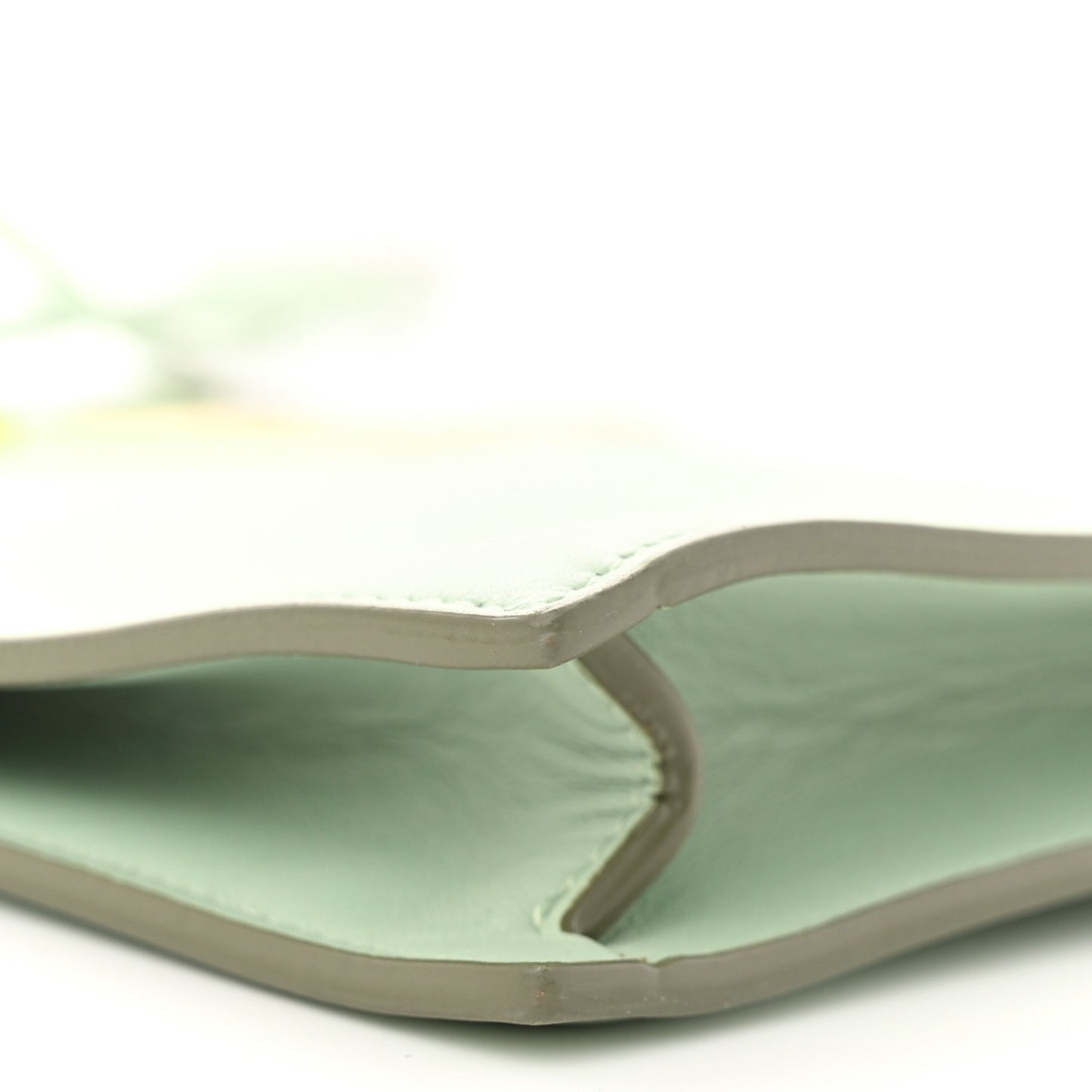 Smooth Calfskin Mini Clasp Bag Jade
