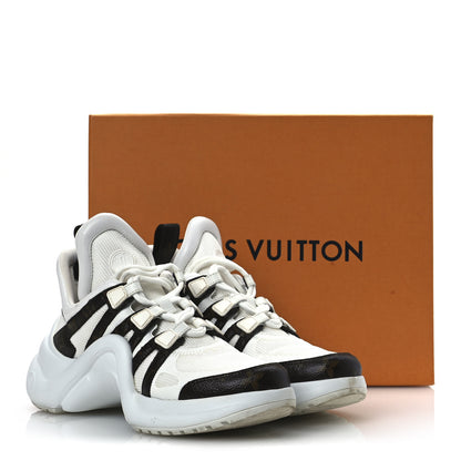 Louis Vuitton Patent Monogram LV Archlight Sneakers 38 White 14 of 14
