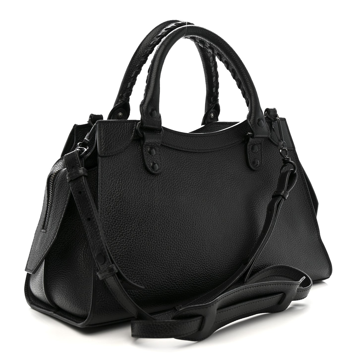 Grained Calfskin Neo Classic Black Hardware S City Black