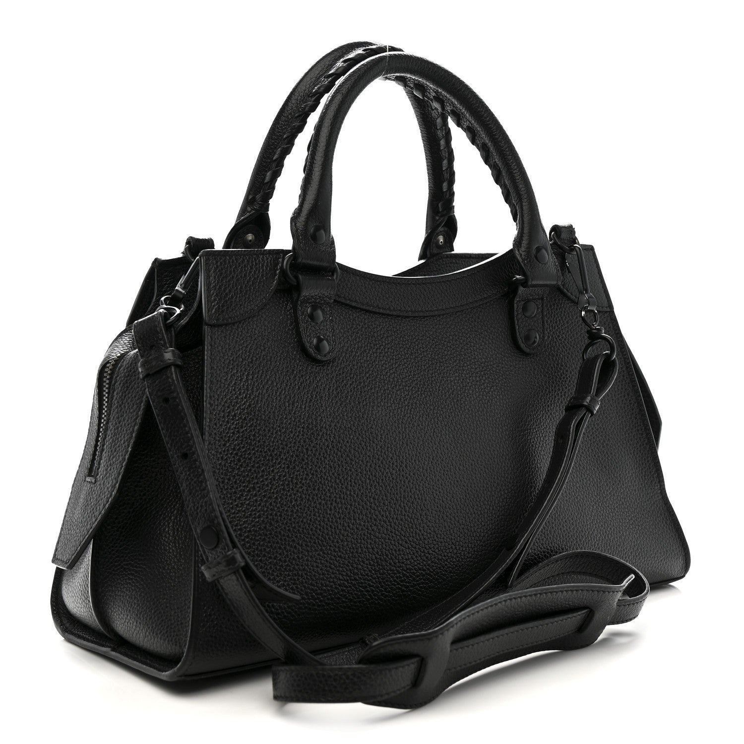 Balenciaga Grained Calfskin Neo Classic Black Hardware S City Black 3 of 12
