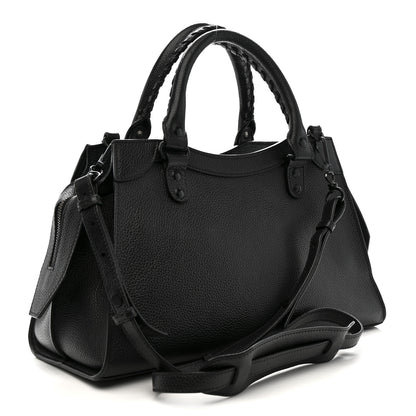 Balenciaga Grained Calfskin Neo Classic Black Hardware S City Black 3 of 12