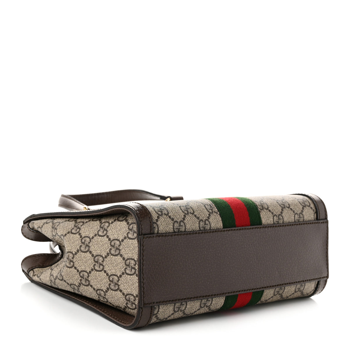 Gucci GG Supreme Monogram Small Ophidia Tote Bag Brown 4 of 10