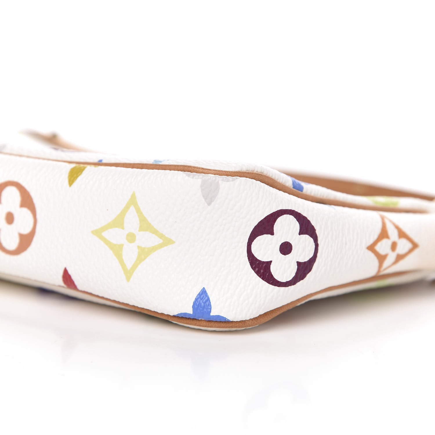 Louis Vuitton Monogram Multicolor Pochette Accessories White 9 of 10