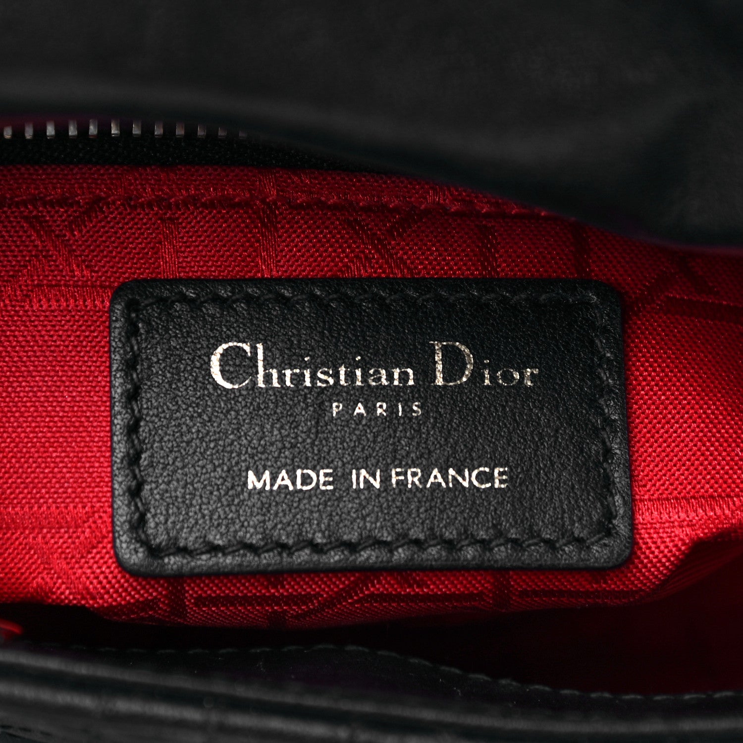 Christian Dior Lambskin Cannage Mini Lady Dior Black 6 of 22