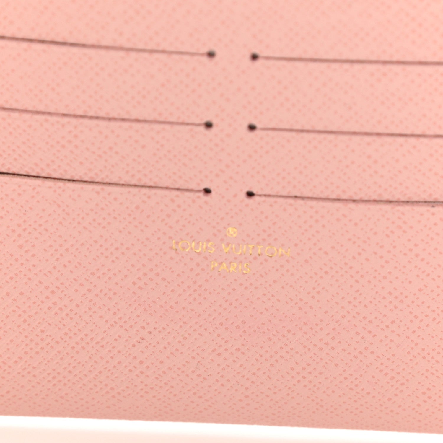 Louis Vuitton Calfskin Felicie Card Holder Insert Rose Ballerine 6 of 6