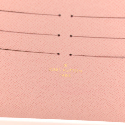 Louis Vuitton Calfskin Felicie Card Holder Insert Rose Ballerine 6 of 6