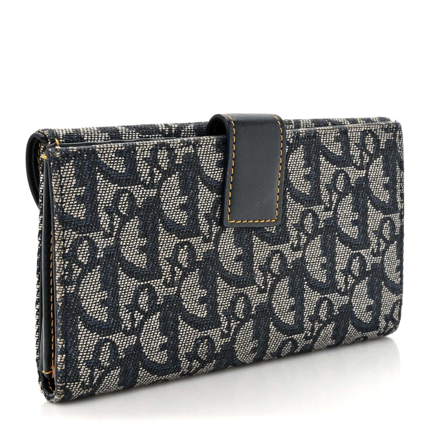 Monogram Saddle Wallet Navy