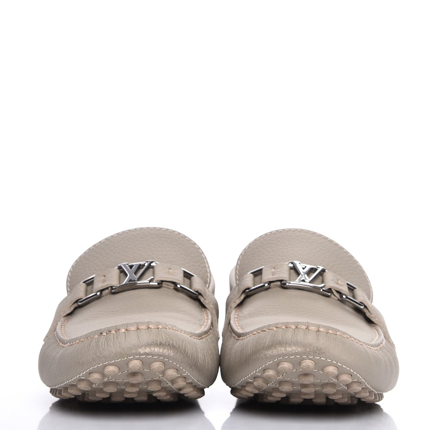 Mens Calfskin Hockenheim Moccasin Loafers 11 Beige