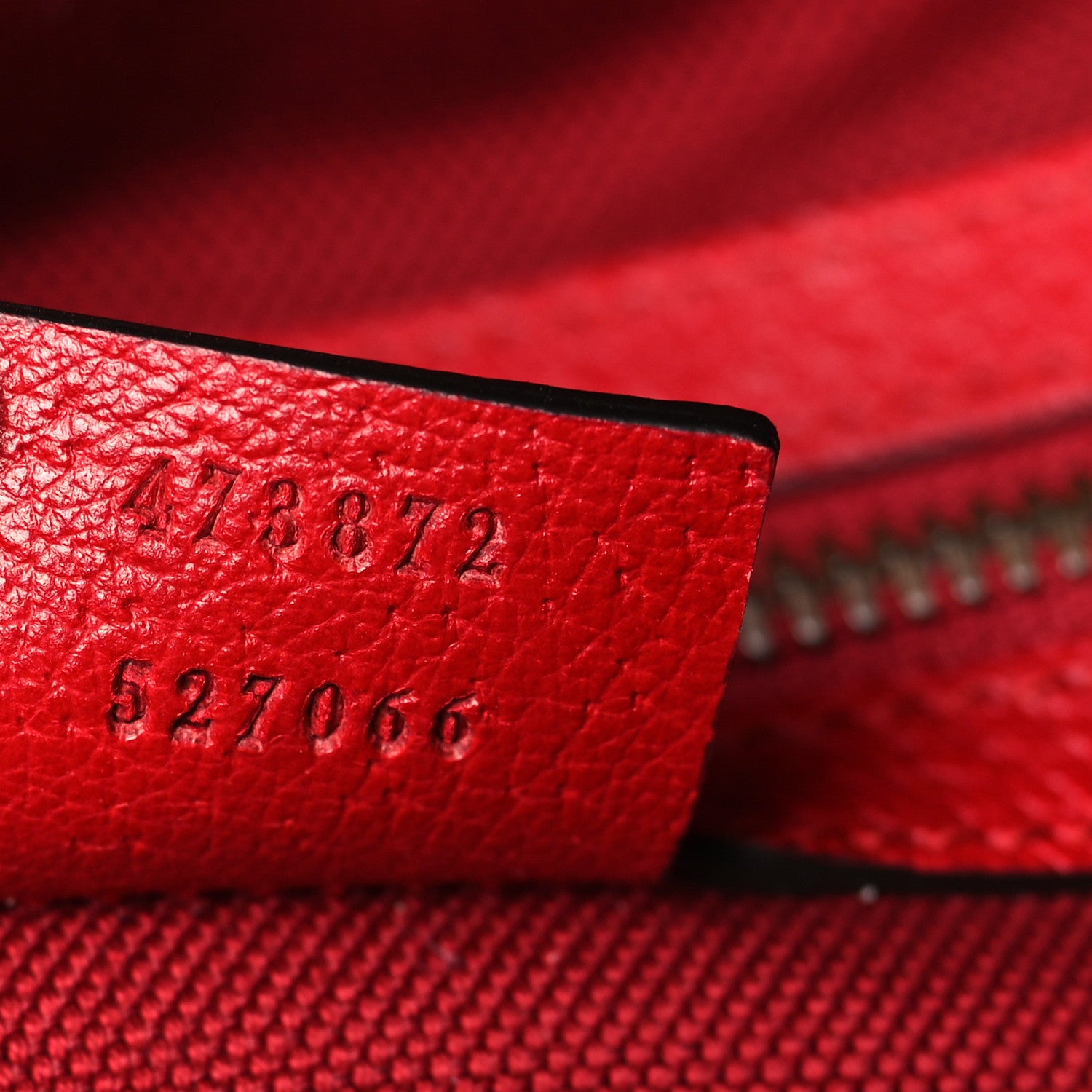 Gucci Canvas Logo Sylvie Stripe Drawstring Backpack Red 7 of 9