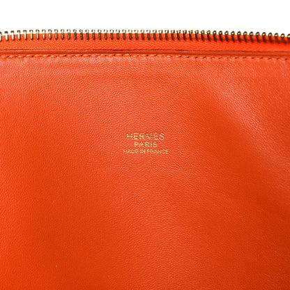 Hermes Taurillon Clemence Bolide 35 Orange 6 of 18