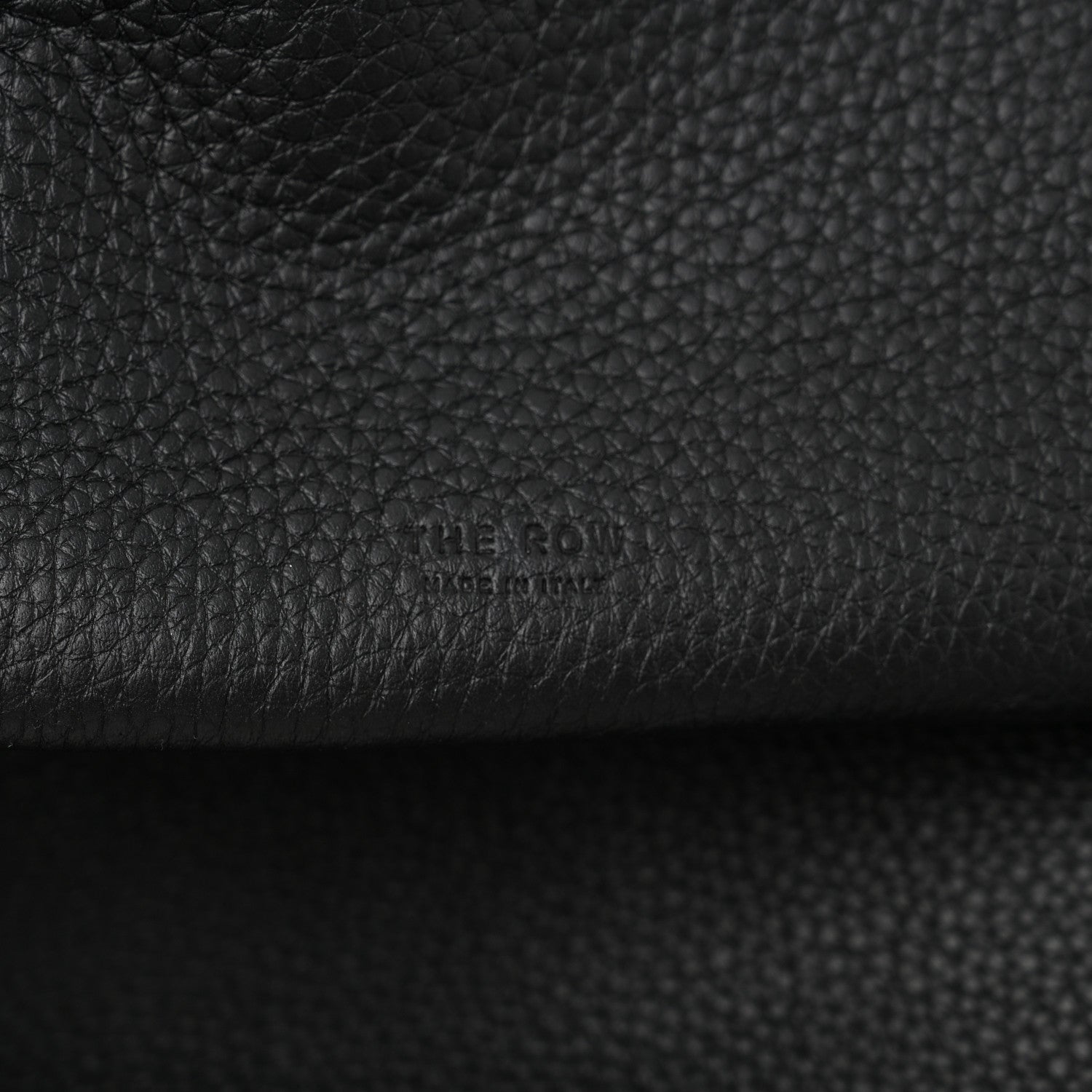 The Row Grained Calfskin Park Tote Three Black 7 of 12