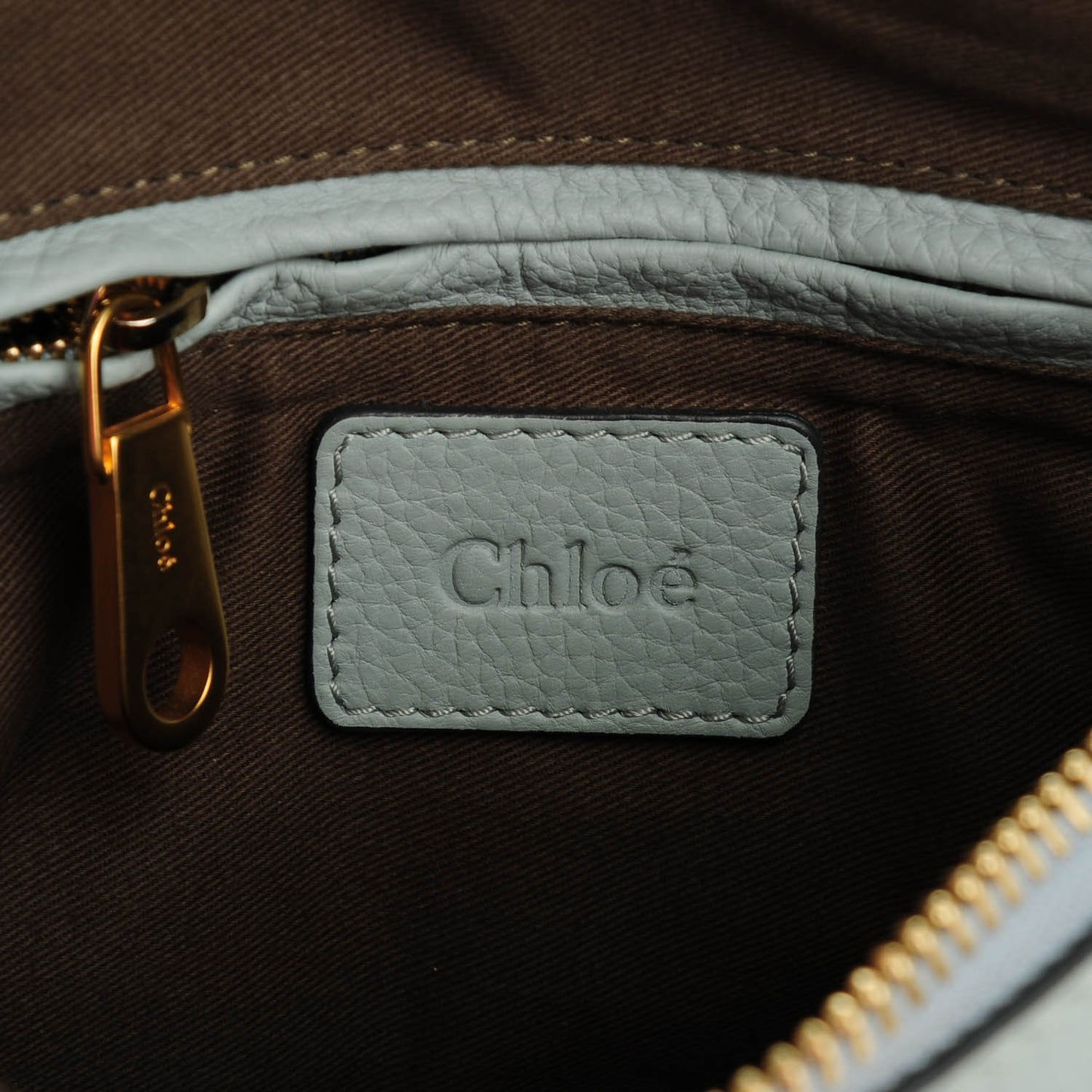 Calfskin Medium Marcie Satchel Icy Blue