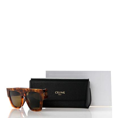 Celine Acetate Sunglasses CL40014I Dark Havana 7 of 7