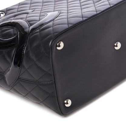 Chanel Calfskin Quilted Large Cambon Tote Black 5 of 8
