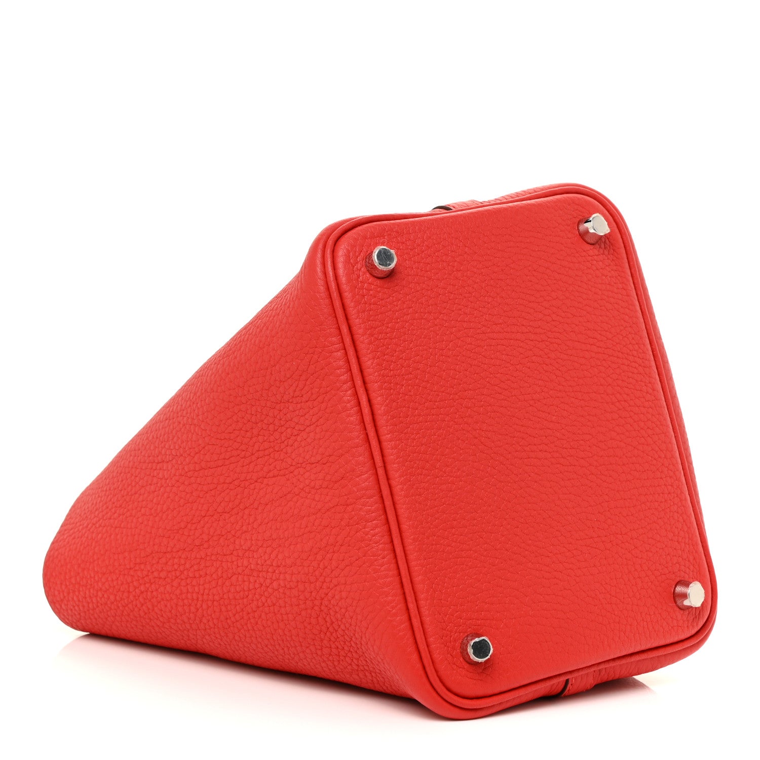Hermes Taurillon Clemence Picotin Lock 18 PM Rouge De Coeur 4 of 10