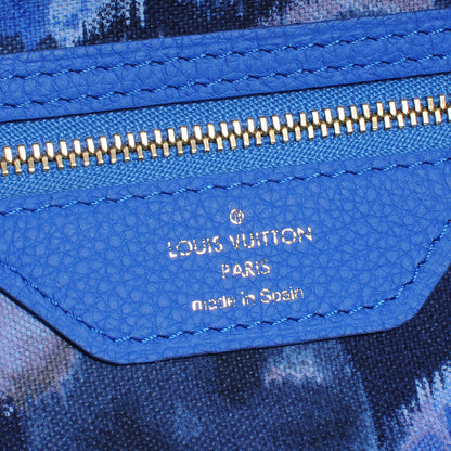 Louis Vuitton Monogram Articles de Voyage Ikat Neverfull MM Grand Blue 4 of 9