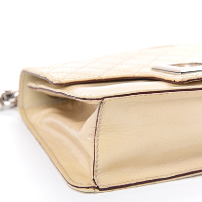 Dolce & Gabbana Patent Quilted DG Flap Shoulder Bag Off White 6 of 10