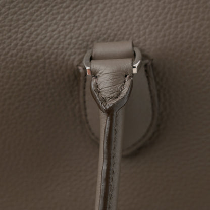 The Row Grained Calfskin EW Bowling Bag Elephant 12 of 14