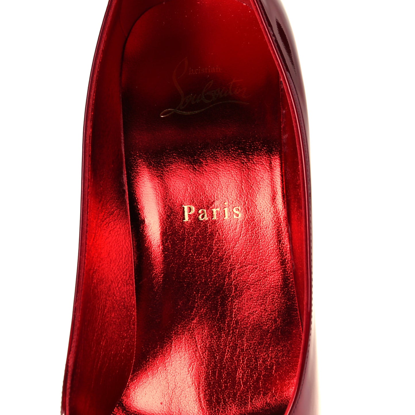Metallic Patent Psychic So Kate 100 Pumps 40.5 Loubi