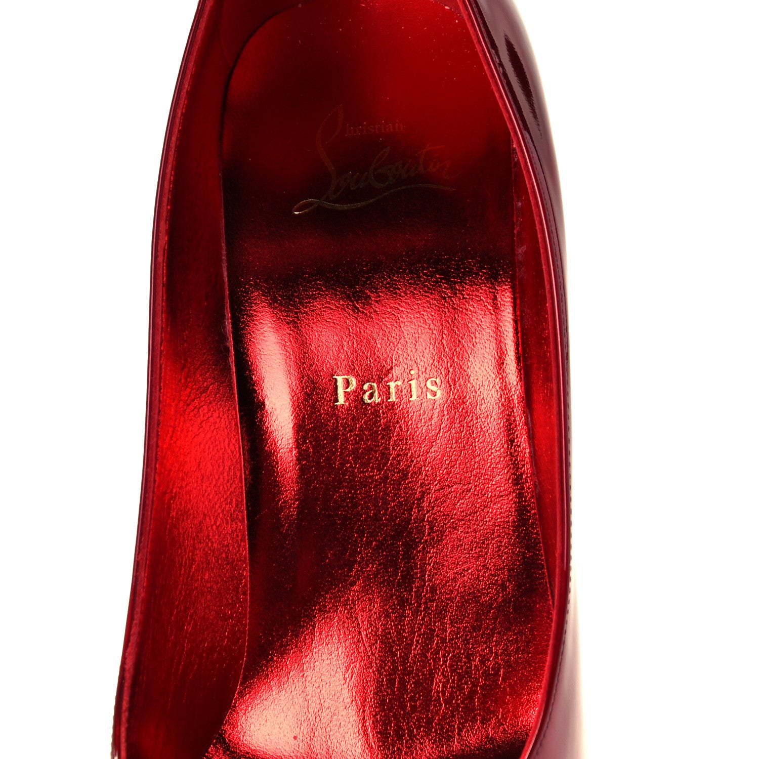 Christian Louboutin Metallic Patent Psychic So Kate 100 Pumps 40.5 Loubi 9 of 10