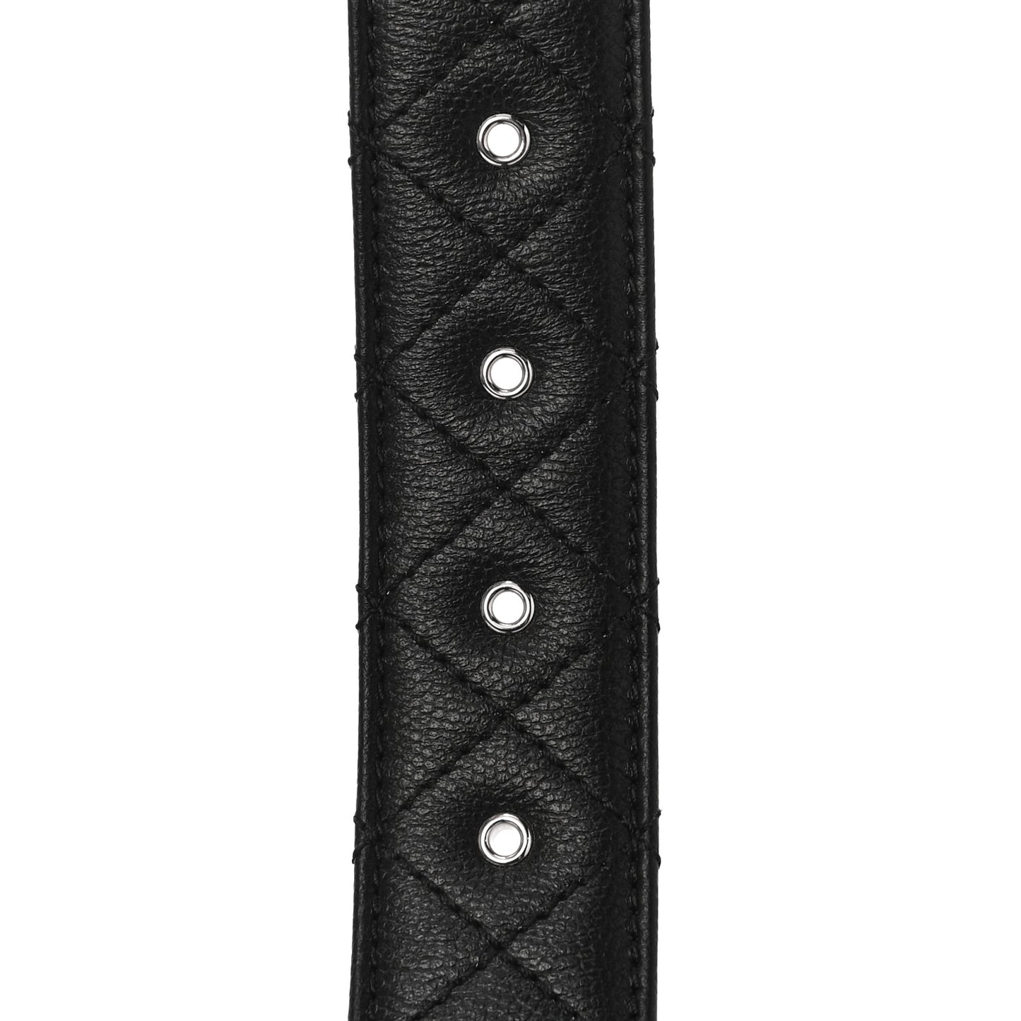Caviar Quilted CC Chain Belt 95 38 Black