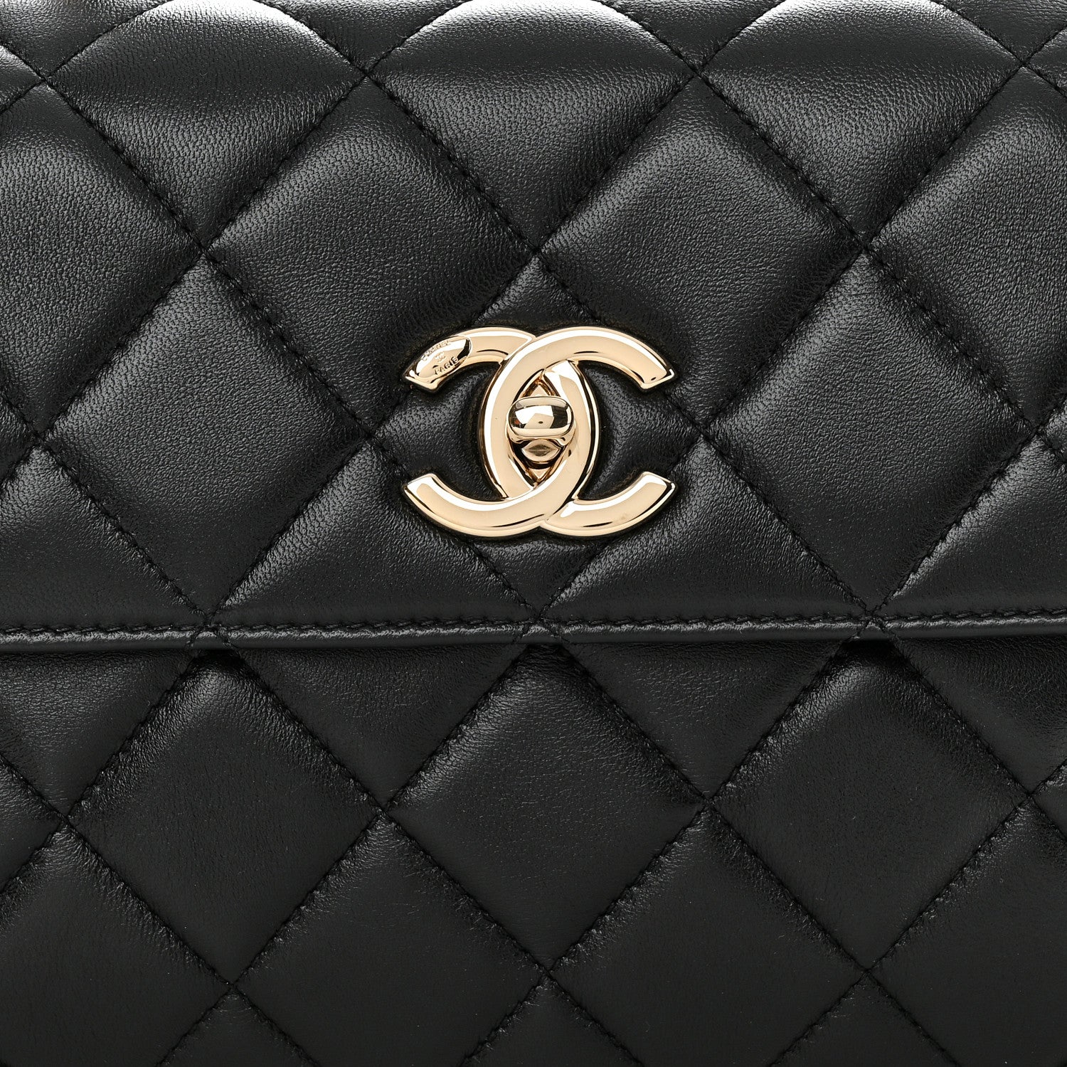 Chanel Lambskin Quilted Small Trendy CC Dual Handle Flap Bag Black 8 of 11