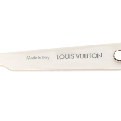 Louis Vuitton Acetate Outerspace Square Sunglasses Z1094W Black White 5 of 9